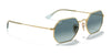 Ray-Ban OCTAGONAL RB3556N Sunglasses | Size 53 / Arista Gold №1 / G-15 Green (3N 13.2%)