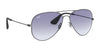 Ray-Ban RB3558 Sunglasses | Size 58 / Black №913971 / Dark Green (3N 12.9%)