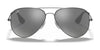 Ray-Ban RB3558 Sunglasses | Size 58 / Black №913971 / Dark Green (3N 12.9%)