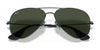 Ray-Ban RB3558 Sunglasses | Size 58 / Black №913971 / Dark Green (3N 12.9%)