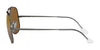 Ray-Ban THE GENERAL RB3561 Sunglasses | Size 57 / Gunmetal №004/I3 / Brown/Silver Gradient Mirror (3N 16.0%)