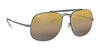 Ray-Ban THE GENERAL RB3561 Sunglasses | Size 57 / Gunmetal №004/I3 / Brown/Silver Gradient Mirror (3N 16.0%)