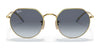 Ray-Ban JACK RB3565 Sunglasses / Gold №919631 / Green (3N 13.2%) / Size 51