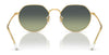 Ray-Ban JACK RB3565 Sunglasses / Gold №919631 / Green (3N 13.2%) / Size 51