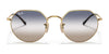 Ray-Ban JACK RB3565 Sunglasses / Gold №919631 / Green (3N 13.2%) / Size 51
