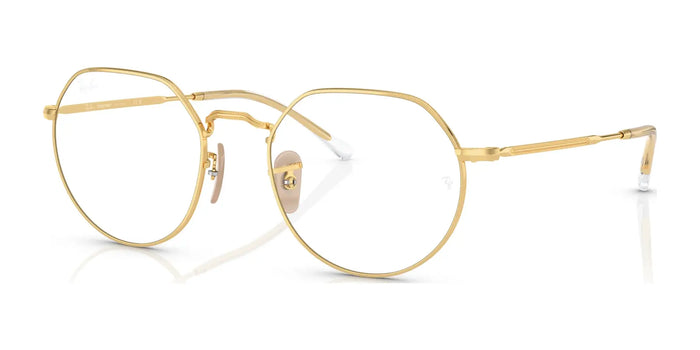 Ray-Ban JACK RB3565 Eyeglasses / Arista Gold №001/GG / Clear / Blue (Photochromic) (3F 16.3%) / Size 51