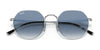 Ray-Ban JACK RB3565 Sunglasses / Gold №919631 / Green (3N 13.2%) / Size 51