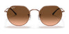 Ray-Ban JACK RB3565 Sunglasses / Gold №919631 / Green (3N 13.2%) / Size 51