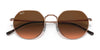 Ray-Ban JACK RB3565 Sunglasses / Gold №919631 / Green (3N 13.2%) / Size 51