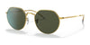Ray-Ban JACK RB3565 Sunglasses / Gold №919631 / Green (3N 13.2%) / Size 51