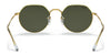 Ray-Ban JACK RB3565 Sunglasses / Gold №919631 / Green (3N 13.2%) / Size 51