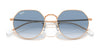 Ray-Ban JACK RB3565 Sunglasses / Gold №919631 / Green (3N 13.2%) / Size 51