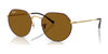 Ray-Ban JACK RB3565 Sunglasses / Matte Havana On Matte Arista Gold №927533 / Brown (3N 14.6%) / Size 53