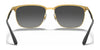 Ray-Ban RB3569 Sunglasses | Size 59 / Black On Silver №90048G / Grey Gradient (3N 15.2%)