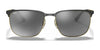 Ray-Ban RB3569 Sunglasses | Size 59 / Black On Silver №90048G / Grey Gradient (3N 15.2%)