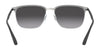 Ray-Ban RB3569 Sunglasses | Size 59 / Black On Silver №90048G / Grey Gradient (3N 15.2%)