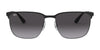 Ray-Ban RB3569 Sunglasses | Size 59 / Black On Silver №90048G / Grey Gradient (3N 15.2%)