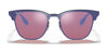 Ray-Ban BLAZE CLUBMASTER RB3576N Sunglasses / Gold №043/71 / Dark Green (3N 14.0%) / Size 141