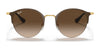 Ray-Ban RB3578 Sunglasses | Size 50 / Black On Gold №187/11 / Grey Gradient (2N 22.8%)
