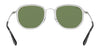 Ray-Ban BLAZE HEXAGONAL RB3579N Sunglasses | Size 58 / Silver №003/30 / Dark Green/Silver (2N 24.5%)