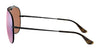 Ray-Ban BLAZE SHOOTER RB3581N Sunglasses | Size 132 / Black №153/7V / Violet/Blue Mirror (3N 15.9%)