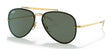 Ray-Ban BLAZE AVIATOR RB3584N Sunglasses Arista Gold / Dark Green