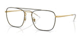 Ray-Ban RB3588 Eyeglasses Black On Gold / Clear / Blue (Photochromic)