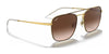 Ray-Ban RB3588 Sunglasses | Size 55 / Rubber Black №901480 / Dark Blue (3N 15.3%)