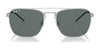 Ray-Ban RB3588 Sunglasses | Size 55 / Rubber Black №901480 / Dark Blue (3N 15.3%)