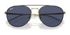 Ray-Ban RB3589 Eyeglasses | Size 55 / Black On Gold №9054MF / Clear/Blue (Photochromic) (3F 9%)
