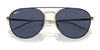 Ray-Ban RB3589 Eyeglasses | Size 55 / Black On Gold №9054MF / Clear/Blue (Photochromic) (3F 9%)