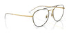 Ray-Ban RB3589 Eyeglasses | Size 55 / Black On Gold №9054MF / Clear/Blue (Photochromic) (3F 9%)