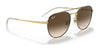 Ray-Ban RB3589 Sunglasses | Size 55 / Black On Gold №90548G / Grey (3N 15.2%)