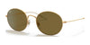 Ray-Ban RB3594 Sunglasses | Size 53 / Gold №901373 / Dark Brown (3N 13.5%)