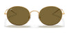 Ray-Ban RB3594 Sunglasses | Size 53 / Gold №901373 / Dark Brown (3N 13.5%)