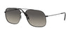 Ray-Ban ANDREA RB3595 Sunglasses | Size 59 / Rubber Black №901411 / Grey (2N 22.8%)