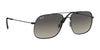 Ray-Ban ANDREA RB3595 Sunglasses | Size 59 / Rubber Black №901411 / Grey (2N 22.8%)