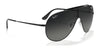 Ray-Ban WINGS RB3597 Sunglasses | Size 133 / Black №002/11 / Grey Gradient (3N 15.2%)
