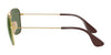 Ray-Ban RB3610 Sunglasses | Size 58 / Arista Gold №001/71 / Dark Green (3N 12.9%)