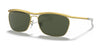 Ray-Ban OLYMPIAN II DELUXE RB3619 Sunglasses | Size 60 / Gold №919631 / G-15 Green (3N 13.2%)