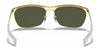 Ray-Ban OLYMPIAN II DELUXE RB3619 Sunglasses | Size 60 / Gold №919631 / G-15 Green (3N 13.2%)