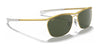Ray-Ban OLYMPIAN II DELUXE RB3619 Sunglasses | Size 60 / Gold №919631 / G-15 Green (3N 13.2%)