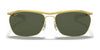 Ray-Ban OLYMPIAN II DELUXE RB3619 Sunglasses | Size 60 / Gold №919631 / G-15 Green (3N 13.2%)