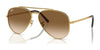 Ray-Ban NEW AVIATOR RB3625 Sunglasses / Arista Gold №001/51 / Light Brown (2N 30.5%) / Size 58