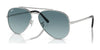 Ray-Ban NEW AVIATOR RB3625 Sunglasses / Silver №003/3M / Blue (2N 21%) / Size 58