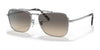 Ray-Ban NEW CARAVAN RB3636 Sunglasses / Silver №003/32 / Clear Gradient Grey (2N 33.3%) / Size 55