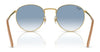 Ray-Ban NEW ROUND RB3637 Sunglasses / Black №002/G1 / Green Mirror Blue (3N 12.05%) / Size 50