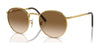 Ray-Ban NEW ROUND RB3637 Sunglasses / Arista Gold №001/51 / Light Brown (2N 30.5%) / Size 53