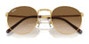 Ray-Ban NEW ROUND RB3637 Sunglasses / Black №002/G1 / Green Mirror Blue (3N 12.05%) / Size 50