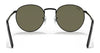 Ray-Ban NEW ROUND RB3637 Sunglasses / Black №002/G1 / Green Mirror Blue (3N 12.05%) / Size 50